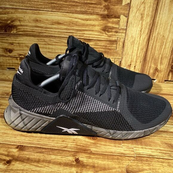 REEBOK FLASHFILM - Trainer EF4561 Men's Running Black Shoes Sneakers Size 12  B - Picture 2 of 7